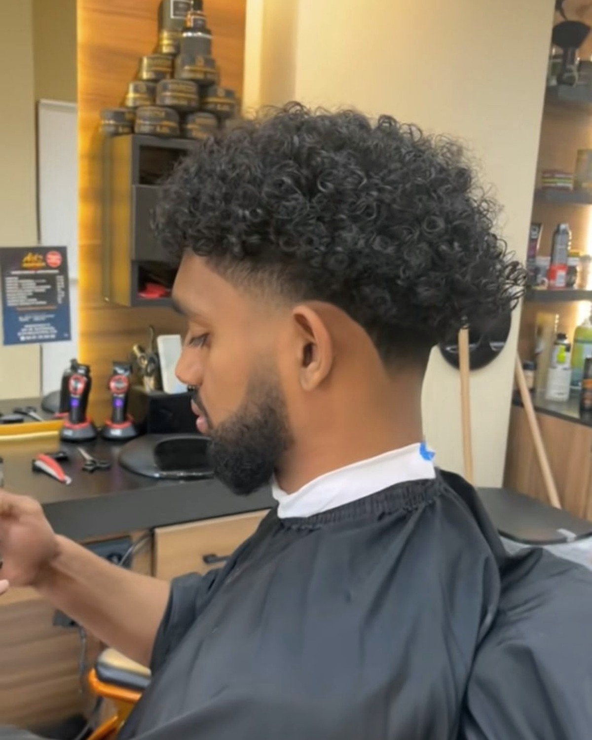 Gevlochten stijl met contourafwerking bij RochBarber
